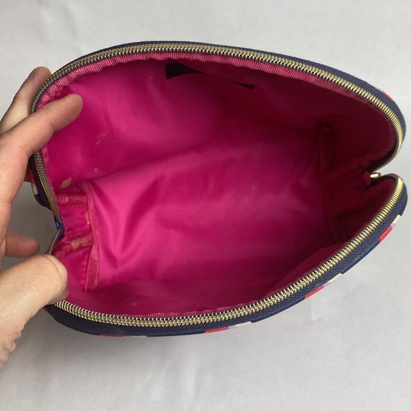 Trina Turk Make up toiletry case zipper geometric design - Picture 5 of 7